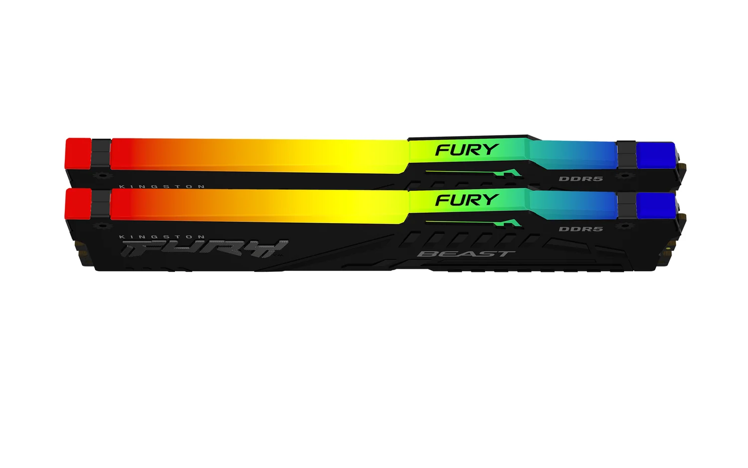 Kit memória RAM Kingston FURY Beast RGB 16GB (2x8GB) DDR5 6000MT/s CL30 EXPO - Imagem 2