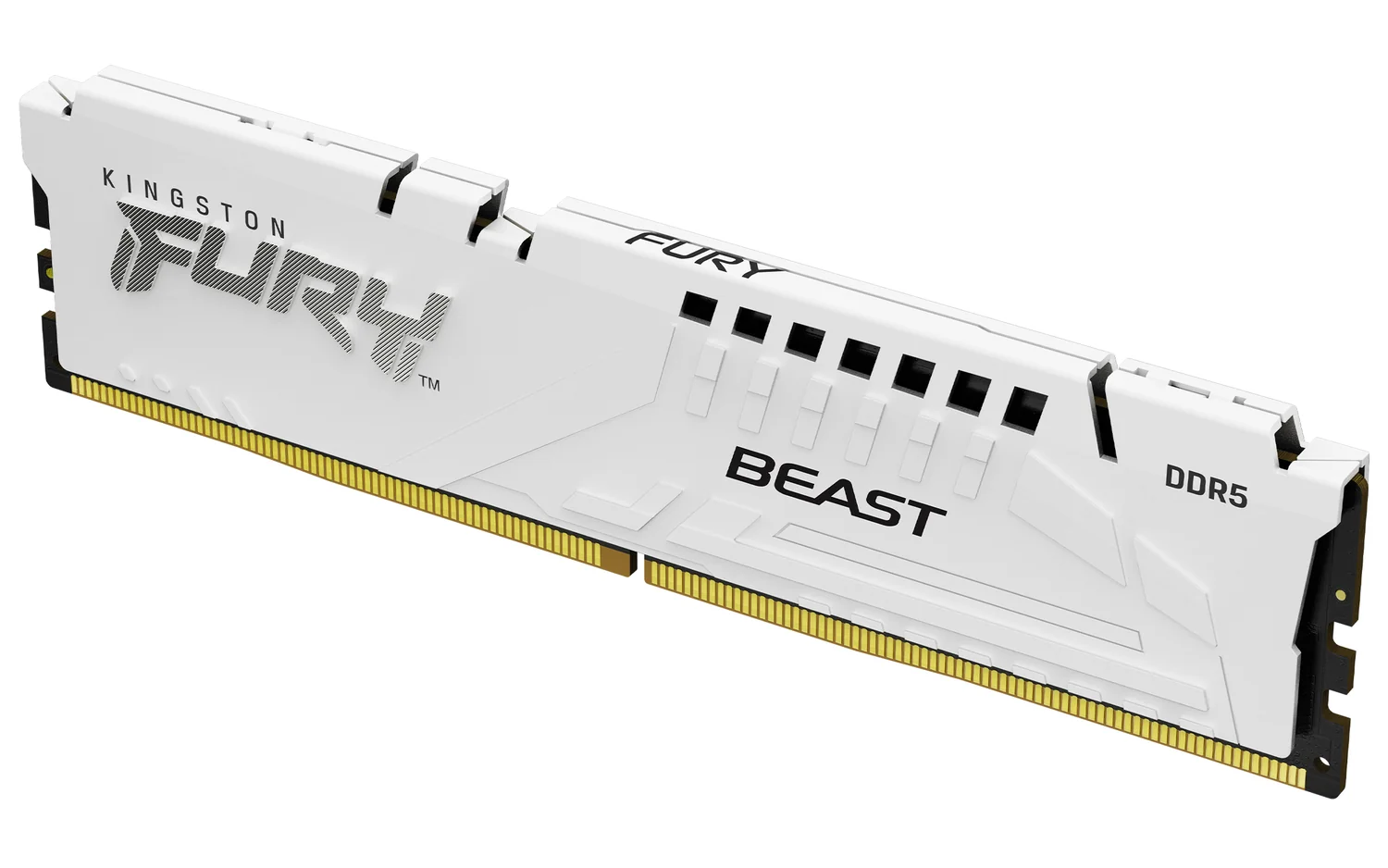 Memória RAM Kingston FURY Beast White 16GB DDR5 6000MT/s CL30 EXPO