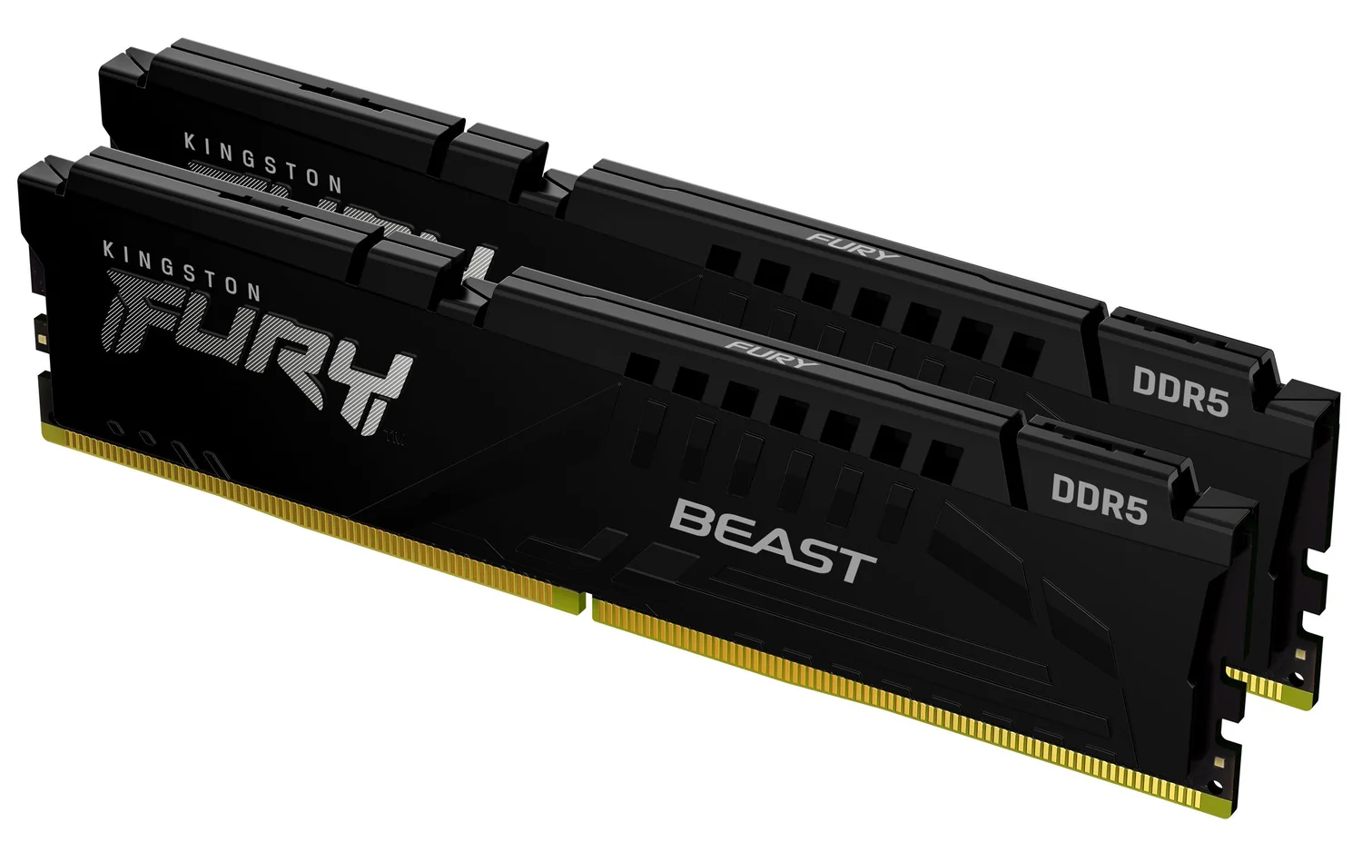 Memória RAM Kingston FURY Beast 64GB (2x32GB) DDR5 6000MHz CL36 Preta