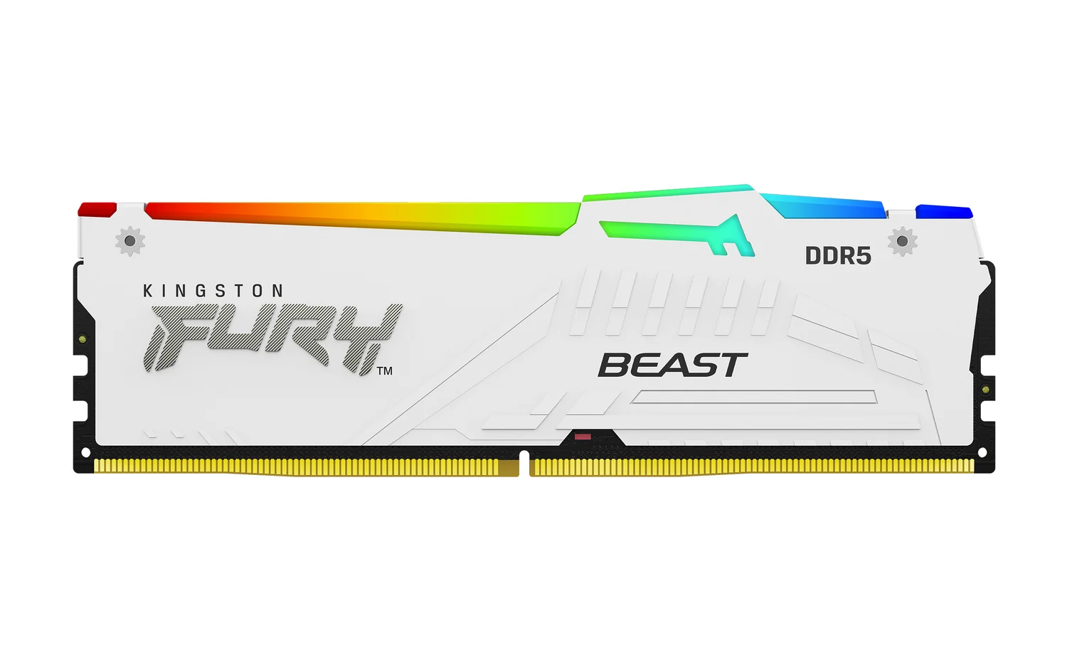 Memória RAM Kingston FURY Beast White RGB 16GB DDR5 6000MT/s CL36 EXPO - Imagem 2