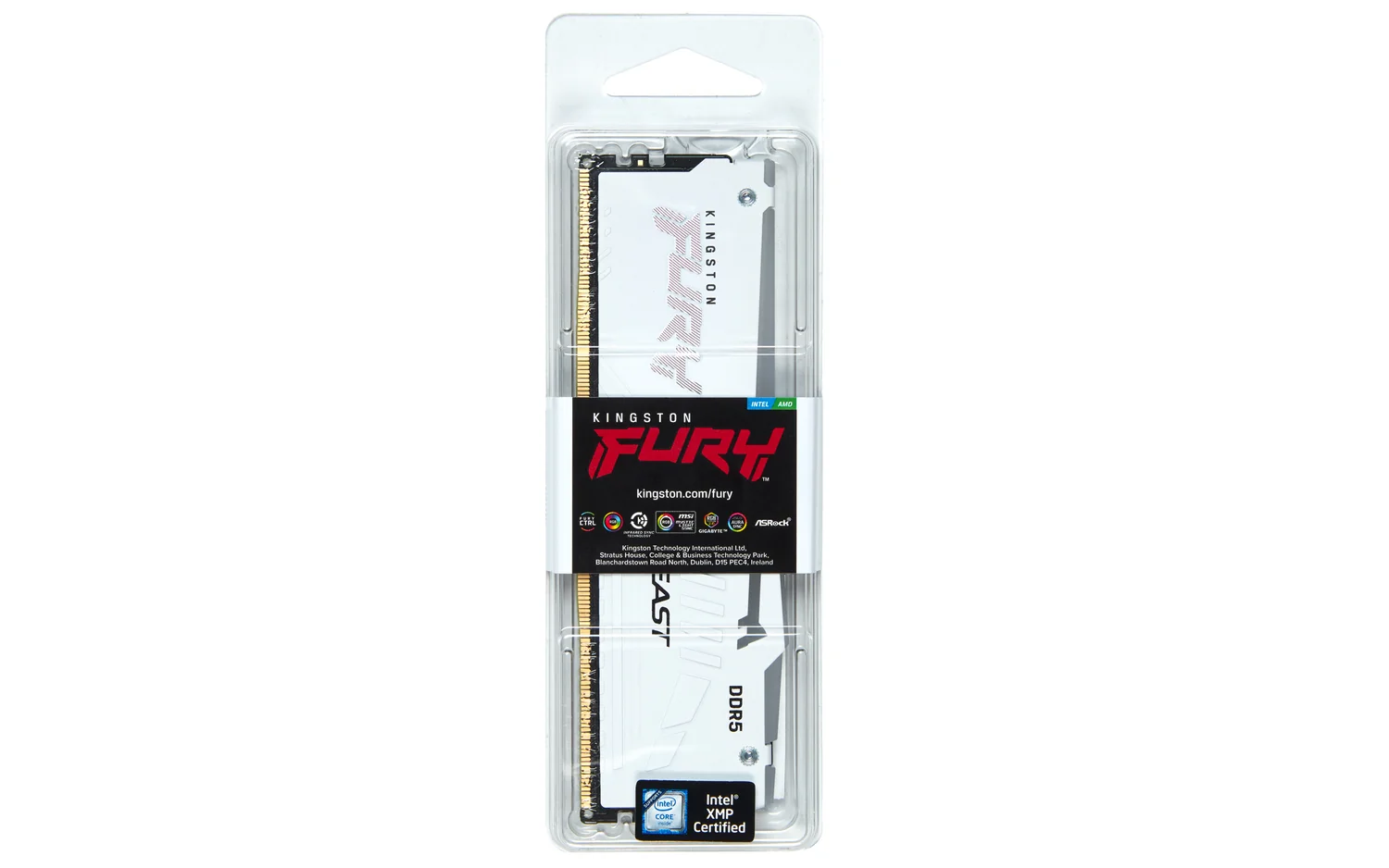 Memória RAM Kingston FURY Beast White RGB 16GB DDR5 6000MT/s CL36 EXPO - Imagem 4