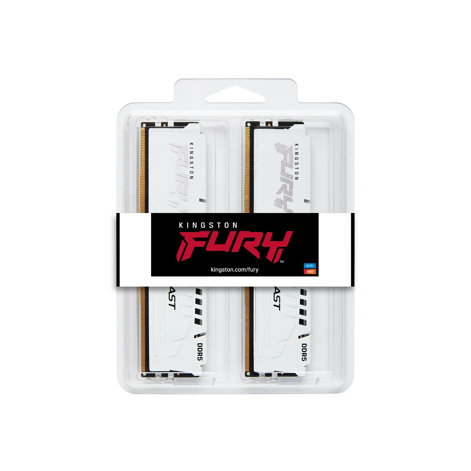 Memória RAM DDR5 Kingston FURY Beast 32GB (2x16GB) 6000MHz CL36 EXPO Branco - Imagem 5