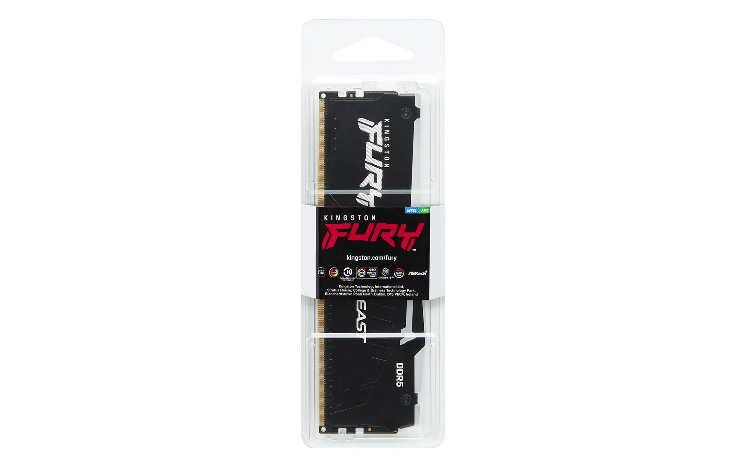 Memória RAM Kingston FURY Beast RGB 16GB DDR5 6800MT/s CL34 DIMM Preto EXPO - Imagem 5