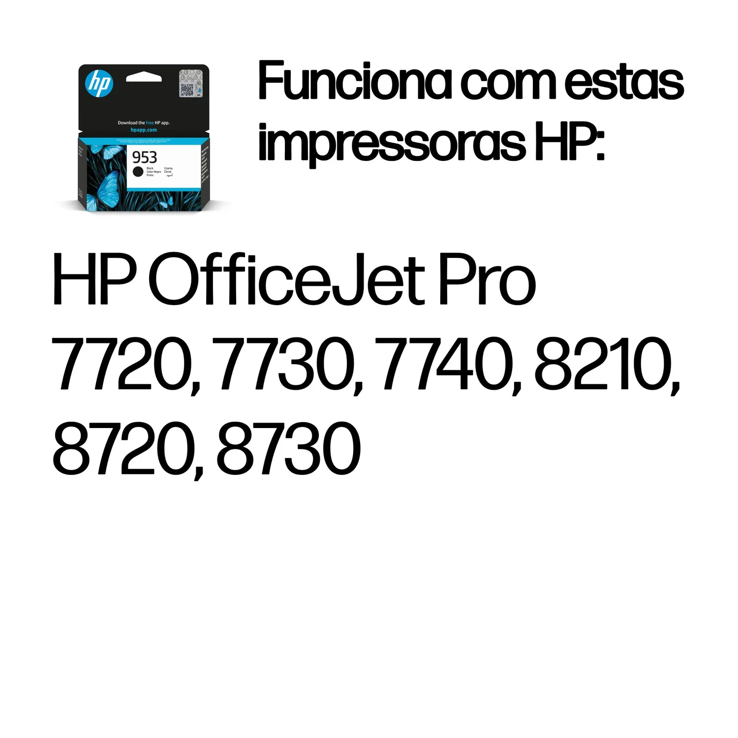 Tinteiro Jato de Tinta HP 953 Preto Original 900 Páginas para OfficeJet Pro - Imagem 2