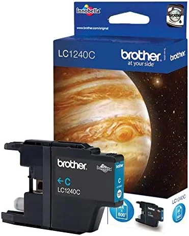 Tinteiro Brother LC1240CBP Ciano Original 600 páginas - Imagem 2