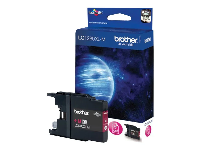 Tinteiro Brother LC1280XLMBP Magenta Alta Capacidade 1200 págs - Imagem 2
