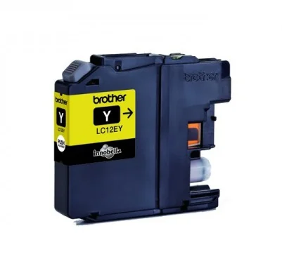 Tinteiro Brother LC12EY amarelo mega capacidade 1200 páginas