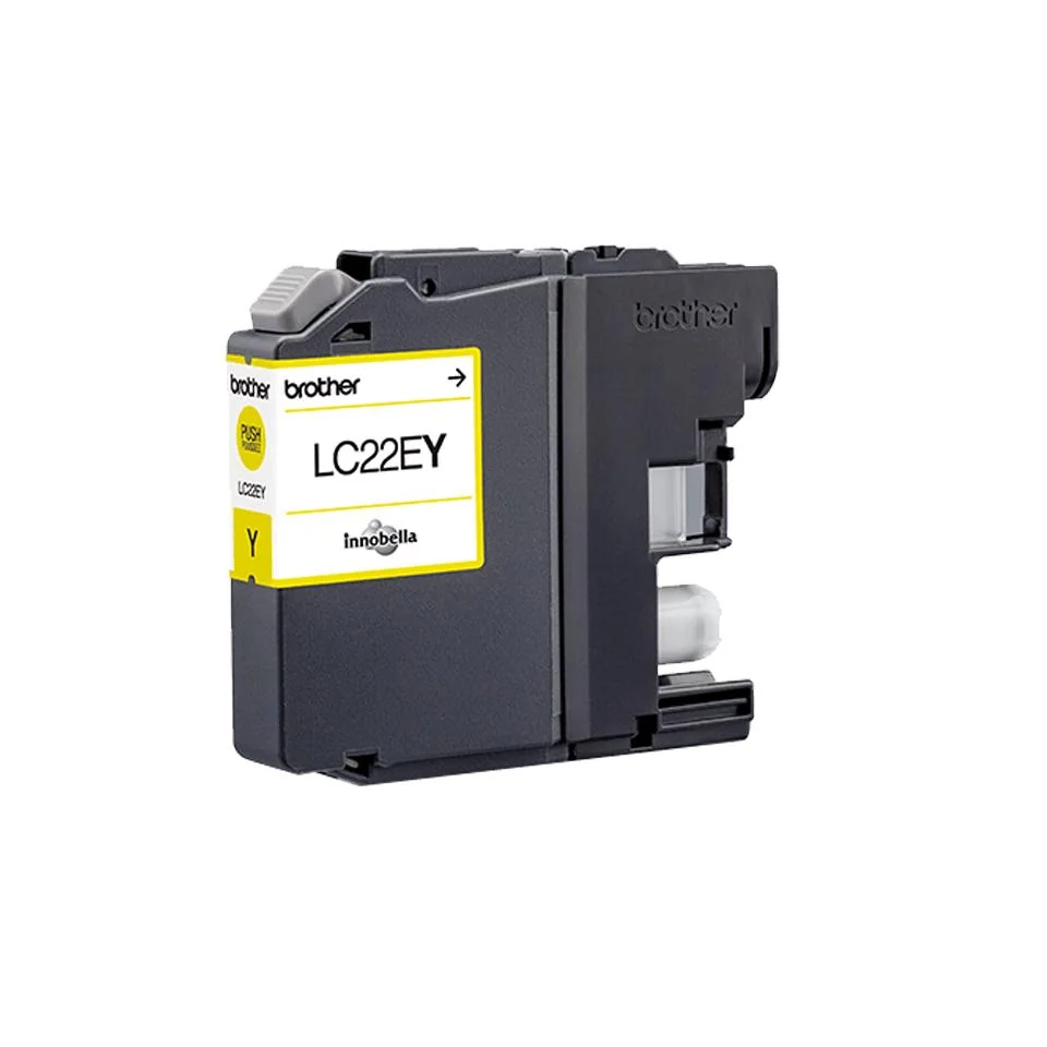 Tinteiro Brother LC22EY Amarelo Alta Capacidade 1200 Pág. - Imagem 1