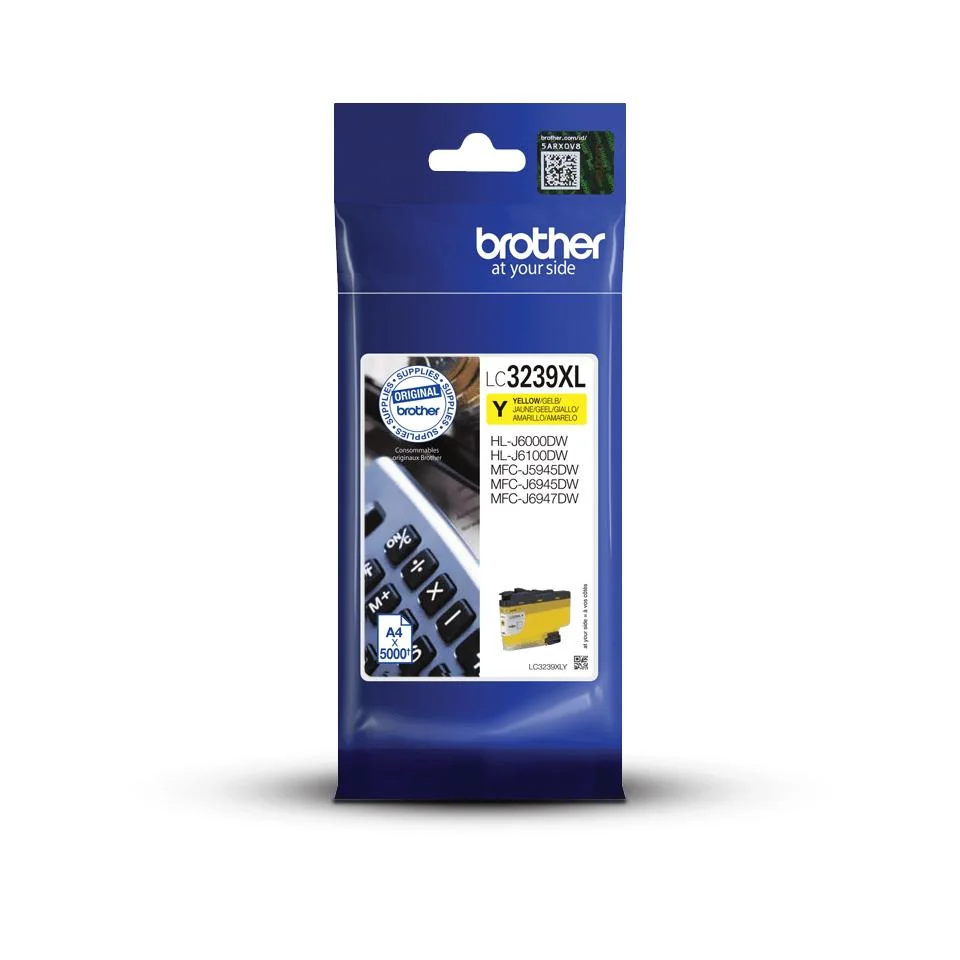 Tinteiro Brother LC-3239XLY Original Amarelo Alta Capacidade