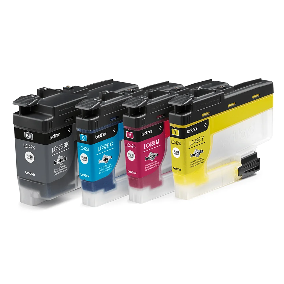 Tinteiros Brother LC426VAL Pack 4 Cores Original Preto Ciano Magenta Amarelo - Imagem 2