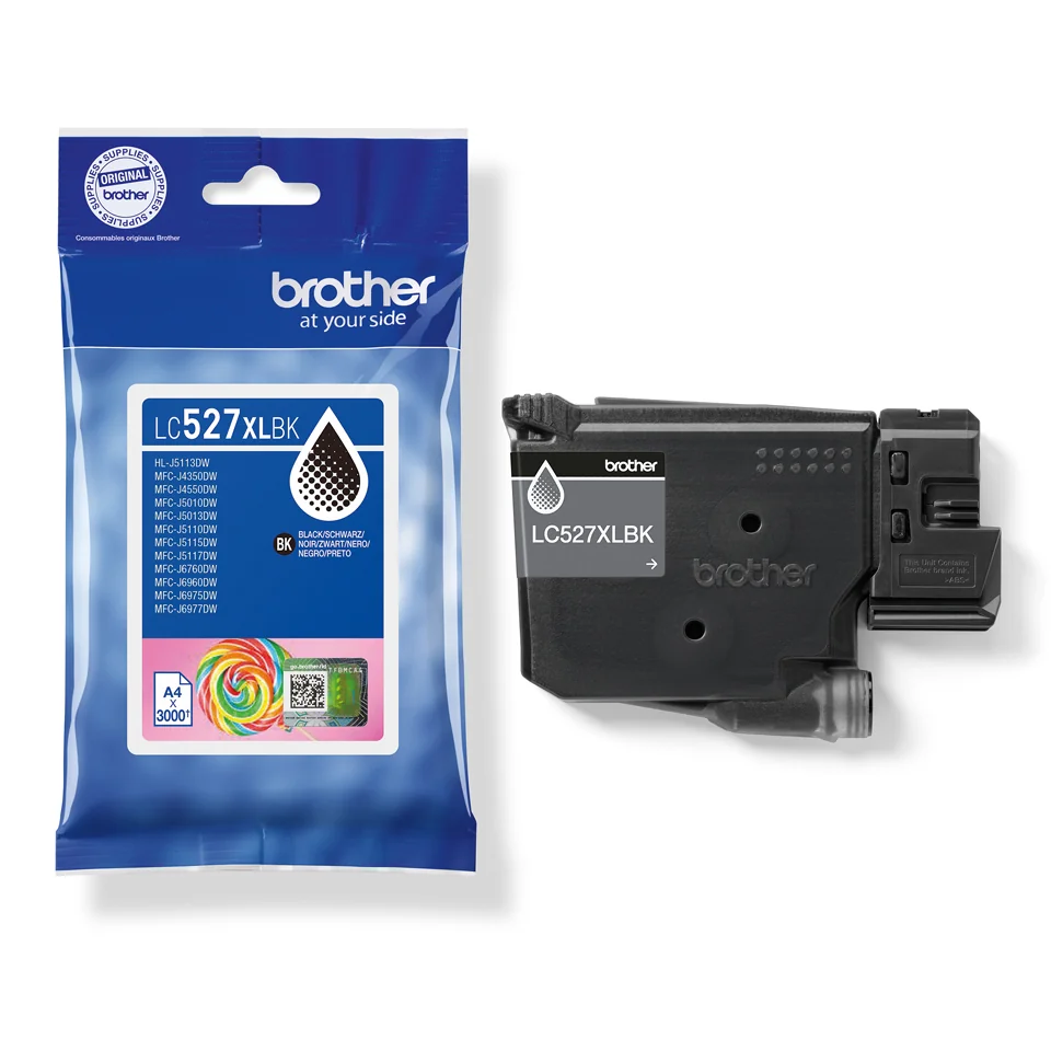 Tinteiro Brother LC527XLBK Preto Original Alta Capacidade 3000 Páginas para MFC-J4350DW J4550DW - Imagem 3