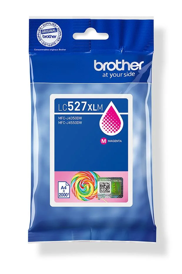Tinteiro Brother LC527XLM Magenta Alta Capacidade 2000 Páginas - Imagem 1