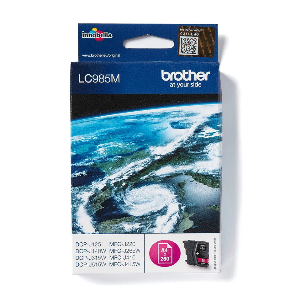 Tinteiro Brother LC985MBP Magenta Original 260 págs - Imagem 3