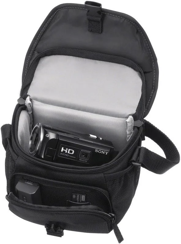 Bolsa de protecao Sony LCS-U11B em neopreno preta para camara de video - Imagem 3