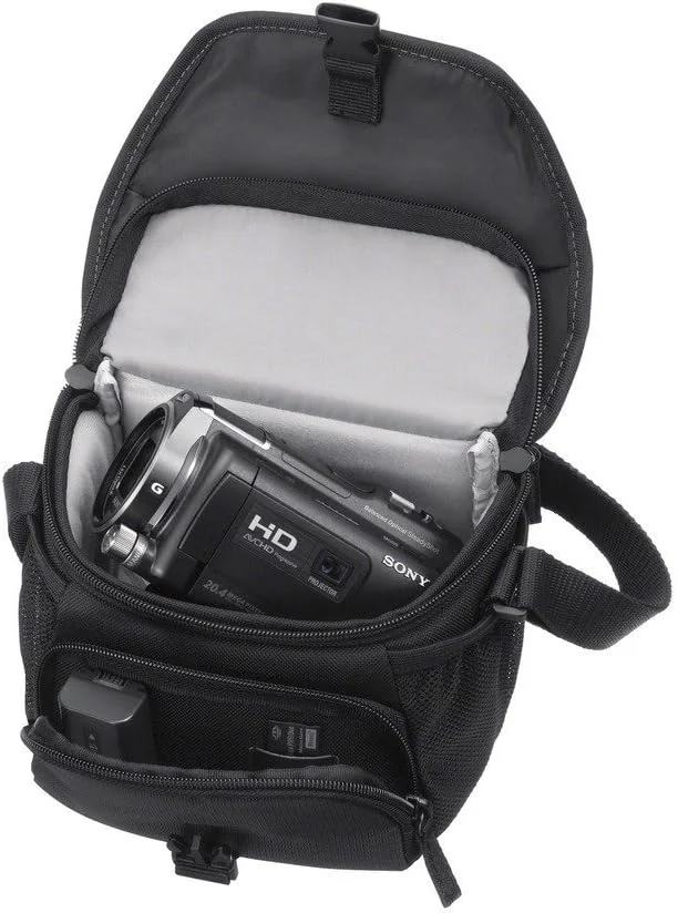 Bolsa de protecao Sony LCS-U11B em neopreno preta para camara de video - Imagem 4