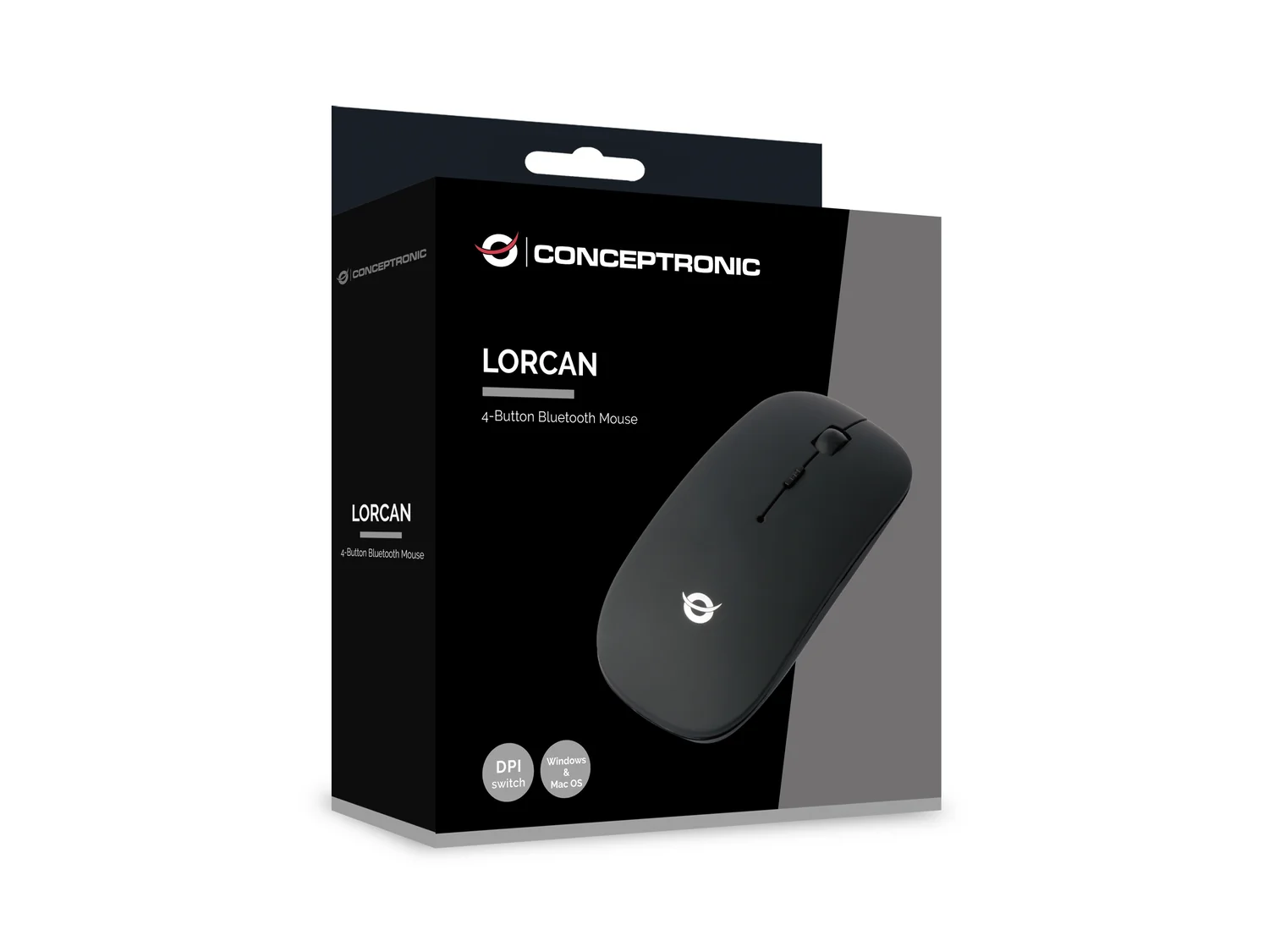 Rato Bluetooth Conceptronic Lorcan 4 Botões Ótico 1600 DPI Ambidestro - Imagem 5