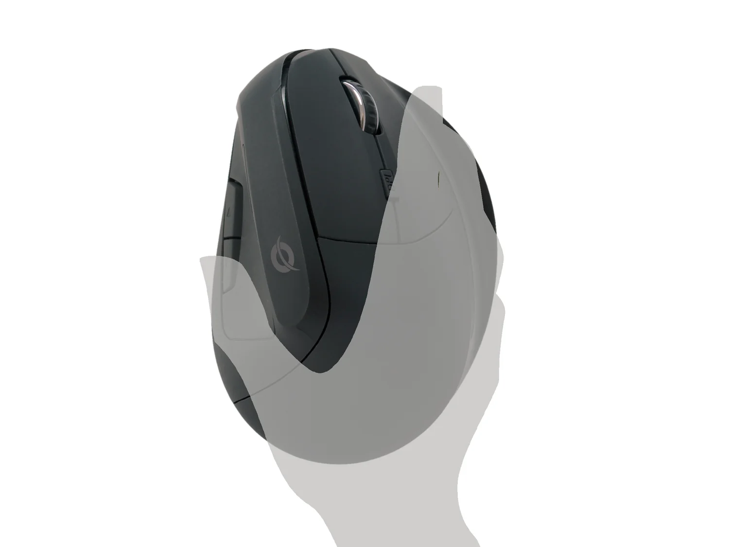 Rato vertical ergonomico Bluetooth Conceptronic LORCAN03B 1600 DPI 6 botoes preto - Imagem 3