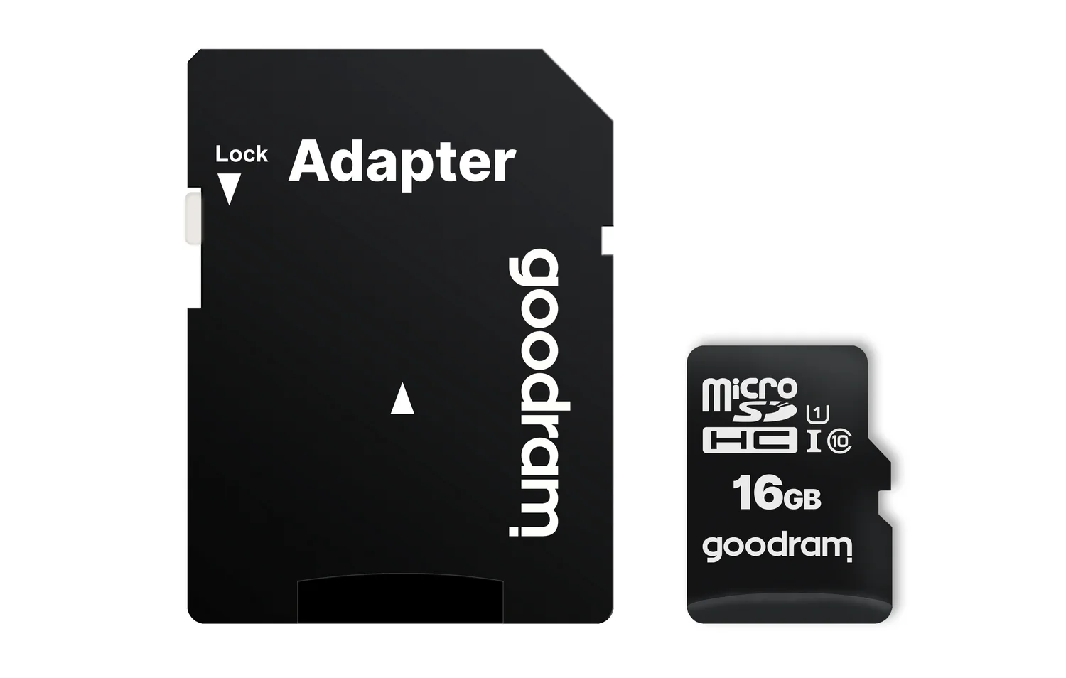 Cartão de Memória MicroSDHC Goodram M1AA 16GB UHS-I Classe 10 + Adaptador SD