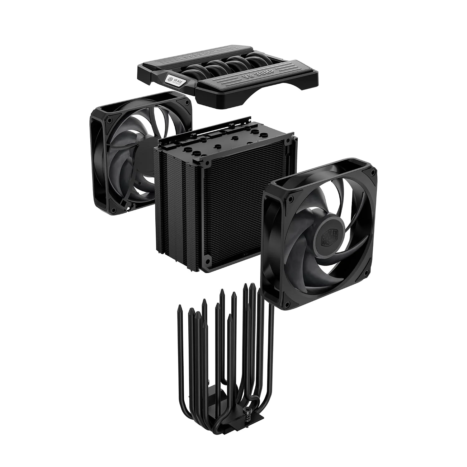 Ventoínha para Processador Cooler Master V8 Ace 3DHP Preto AMD - Imagem 2
