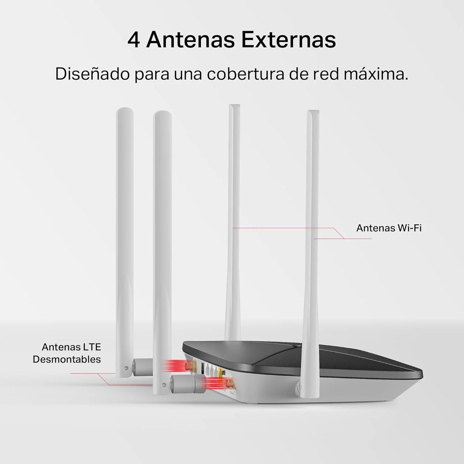 Router Wi-Fi 4G LTE Mercusys MB135-4G AC1200 Dual Band com Modem Integrado - Imagem 6