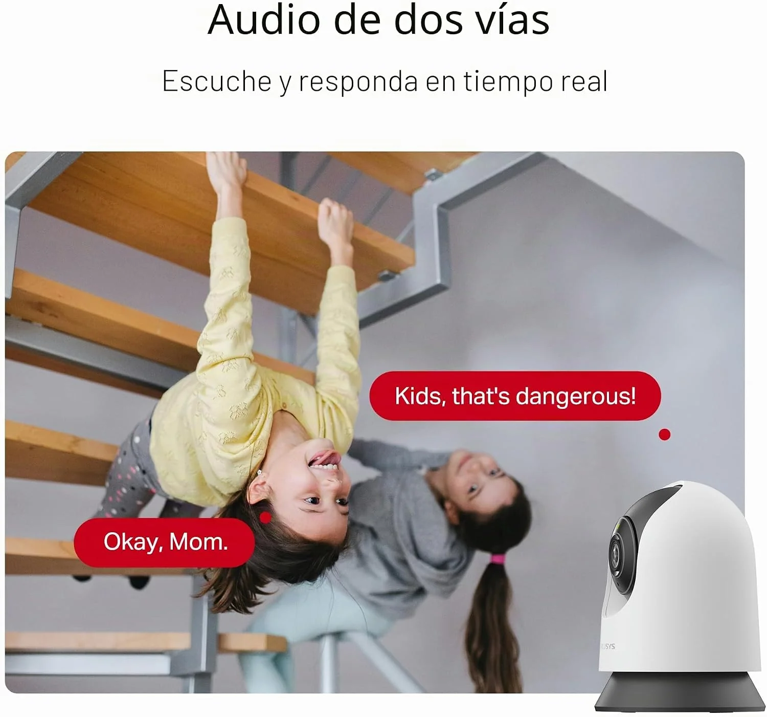 Câmara Wi-Fi de Segurança Mercusys Pan/Tilt AI Home Security Branca - Imagem 9