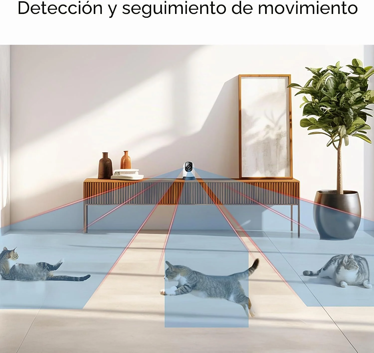 Câmara Wi-Fi de Segurança Mercusys Pan/Tilt AI Home Security Branca - Imagem 5