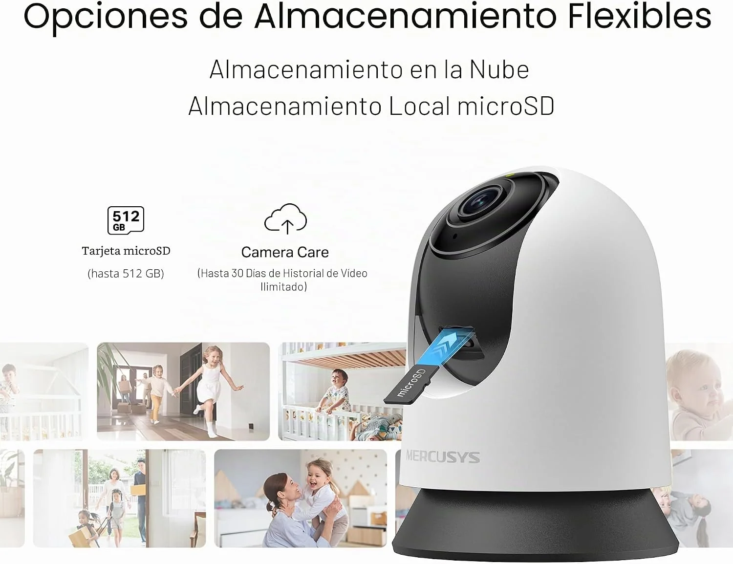 Câmara Wi-Fi de Segurança Mercusys Pan/Tilt AI Home Security Branca - Imagem 10