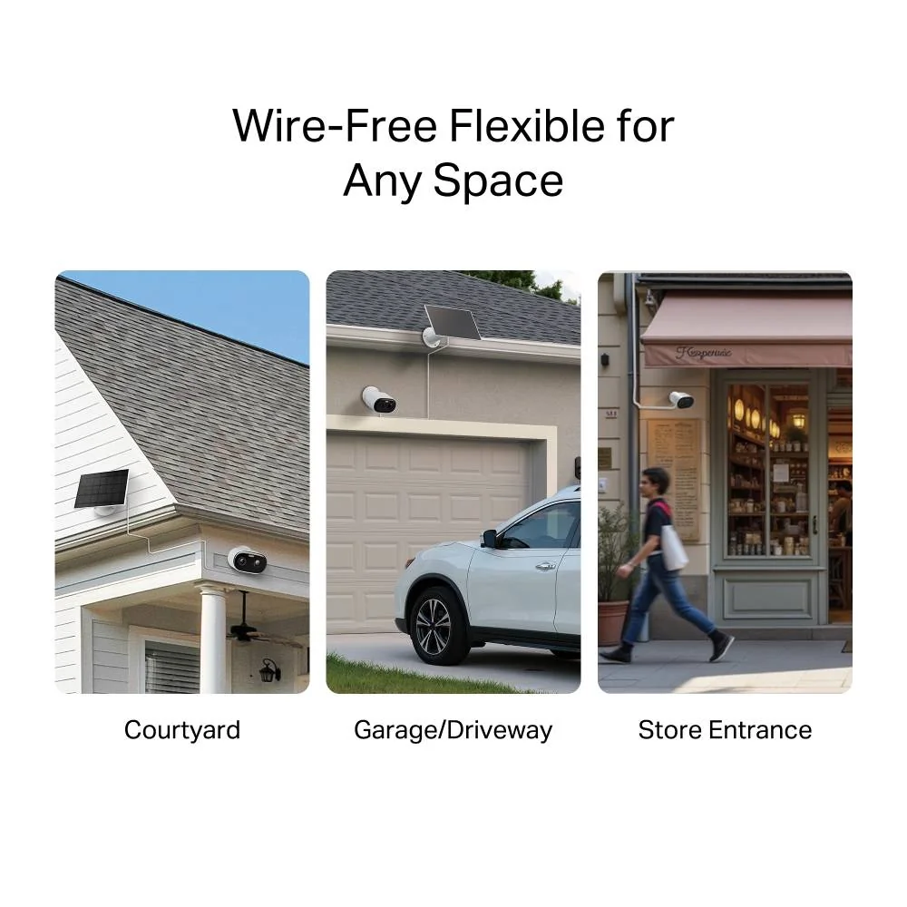 Câmara de Vigilância Exterior Mercusys Wi-Fi a Bateria Smart Home - Imagem 6