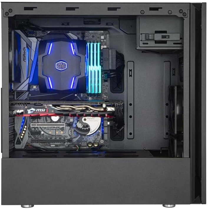 Caixa PC Cooler Master Silencio S600 Mid Tower ATX Insonorizada Preta - Imagem 3