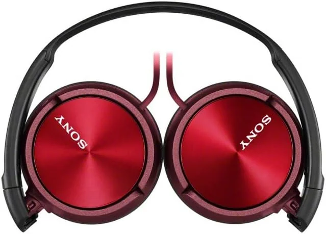 Auscultadores Sony MDR-ZX310 Supra-Aurais Fechados Vermelhos - Imagem 3
