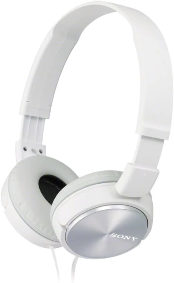 Auscultadores Sony MDR-ZX310 Supra-Aurais Leves Dobráveis Brancos
