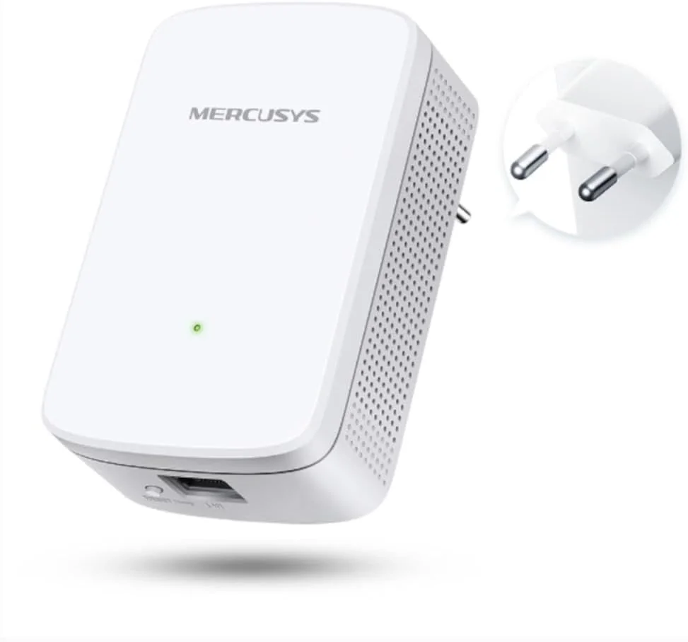 Repetidor Wi-Fi Mercusys ME10 N300 300Mbps Extensor Sinal Tomada Compacto 2 Antenas Internas - Imagem 2