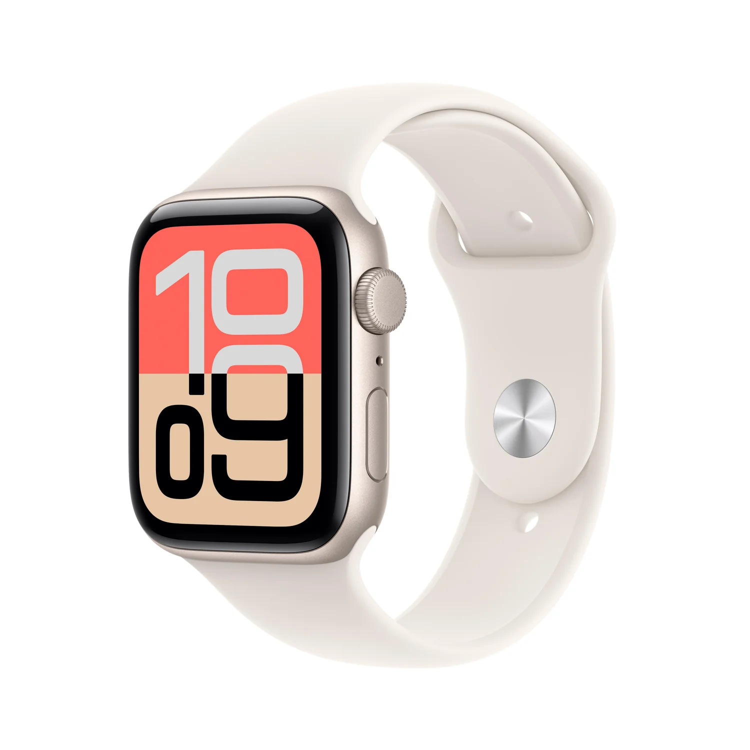 Smartwatch Apple Watch SE 3 GPS 44mm Alumínio Starlight Bracelete Desportiva M/L - Imagem 1