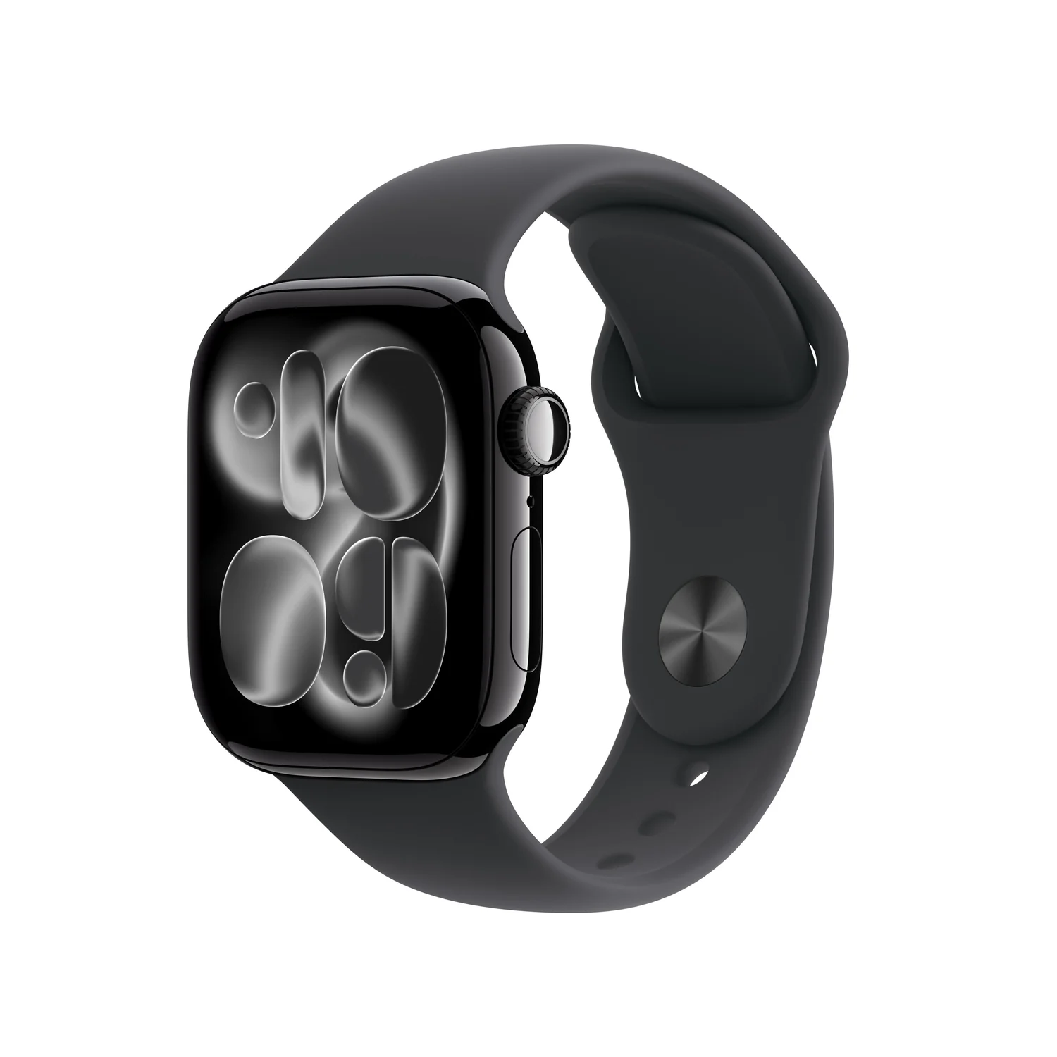 Smartwatch Apple Watch Series 11 GPS 42mm Preto Brilhante Alumínio Bracelete Desportiva M/L - Imagem 1