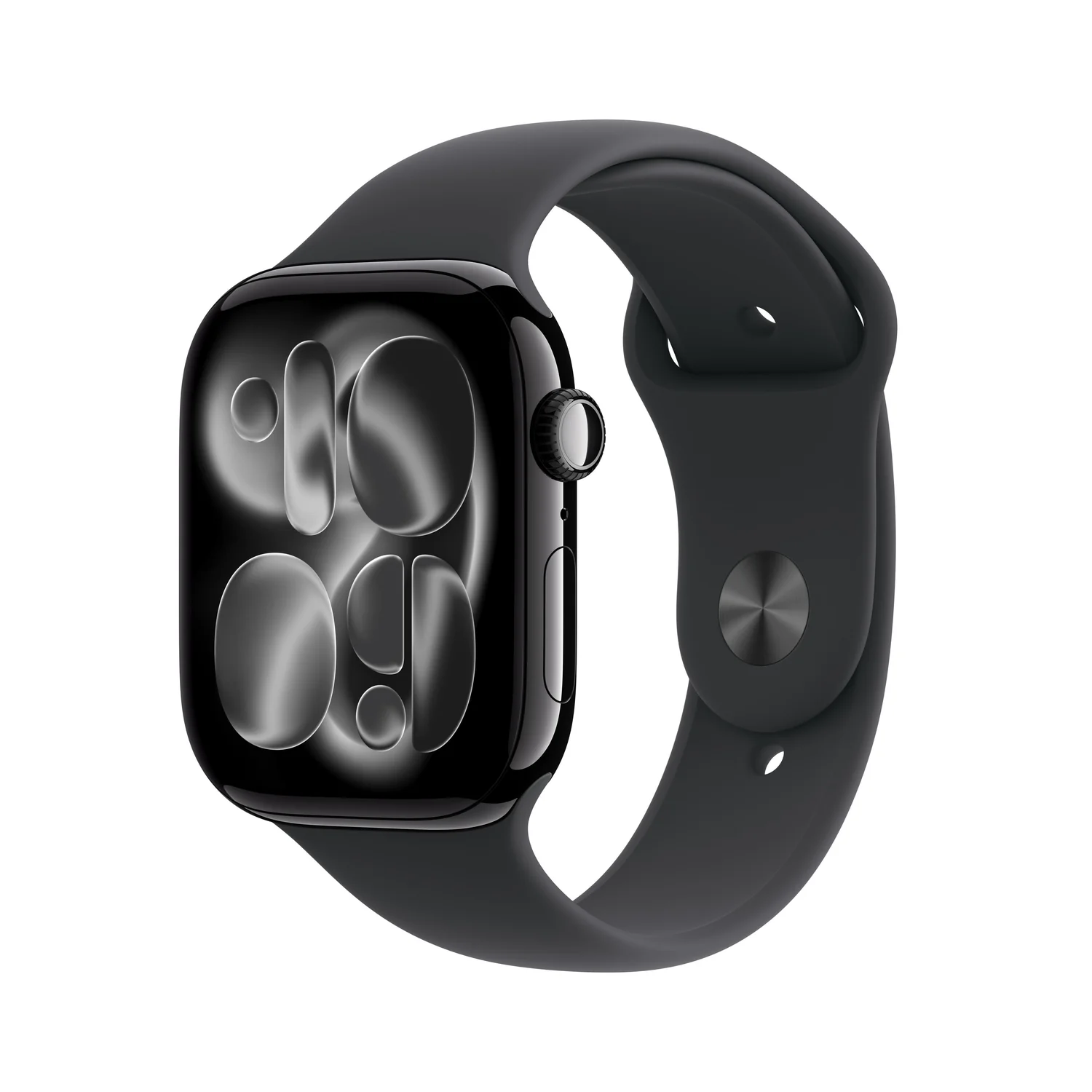 Smartwatch Apple Watch Series 11 GPS 46mm Alumínio Preto Carbono Pulseira Sport Preta M/L - Imagem 1