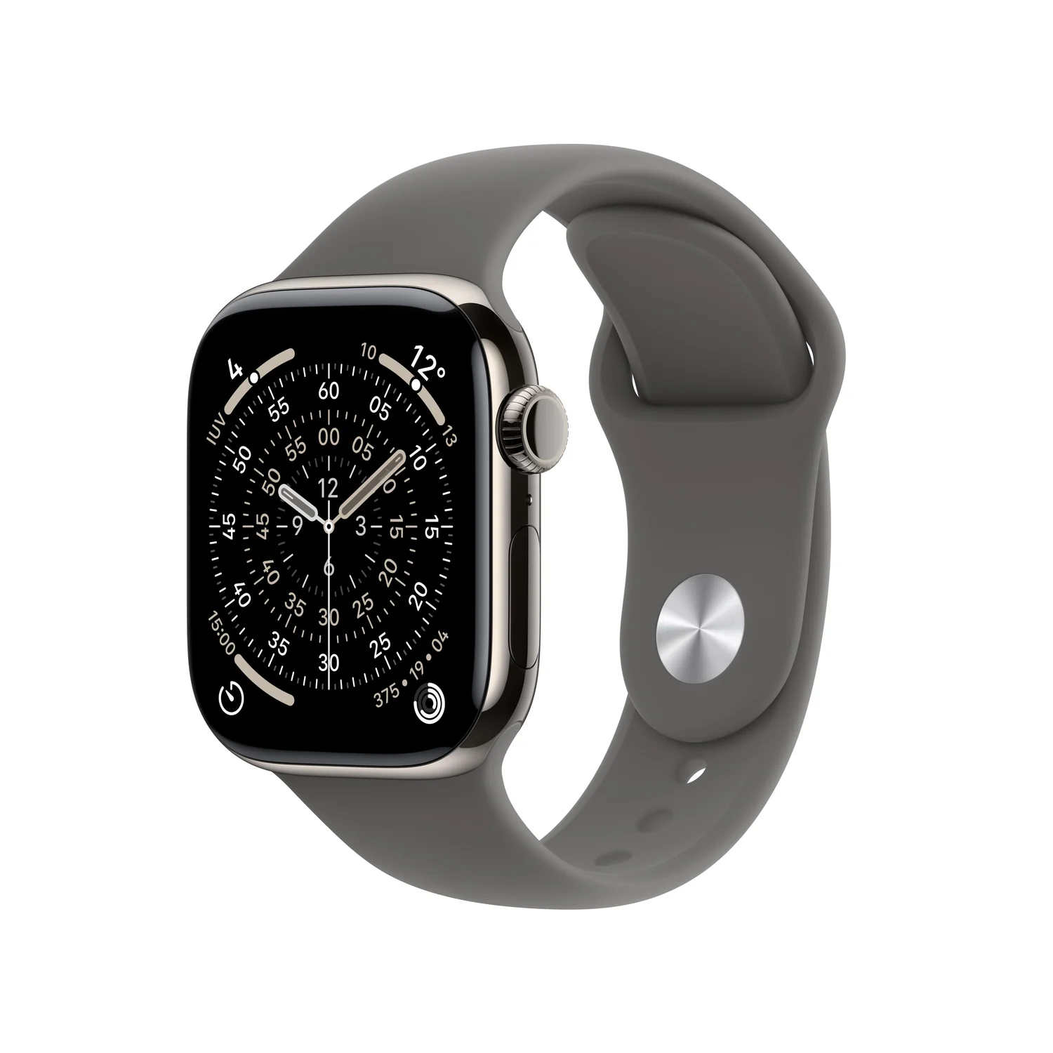 Smartwatch Apple Watch Series 11 GPS+Cellular 42mm Titânio Natural Bracelete Cinzenta S/M - Imagem 1