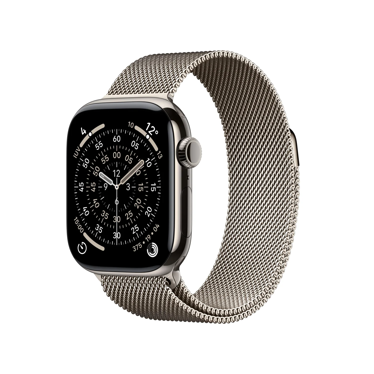 Smartwatch Apple Watch Series 11 GPS + Cellular 42mm Titânio Natural com Bracelete Loop Milanesa - Imagem 1