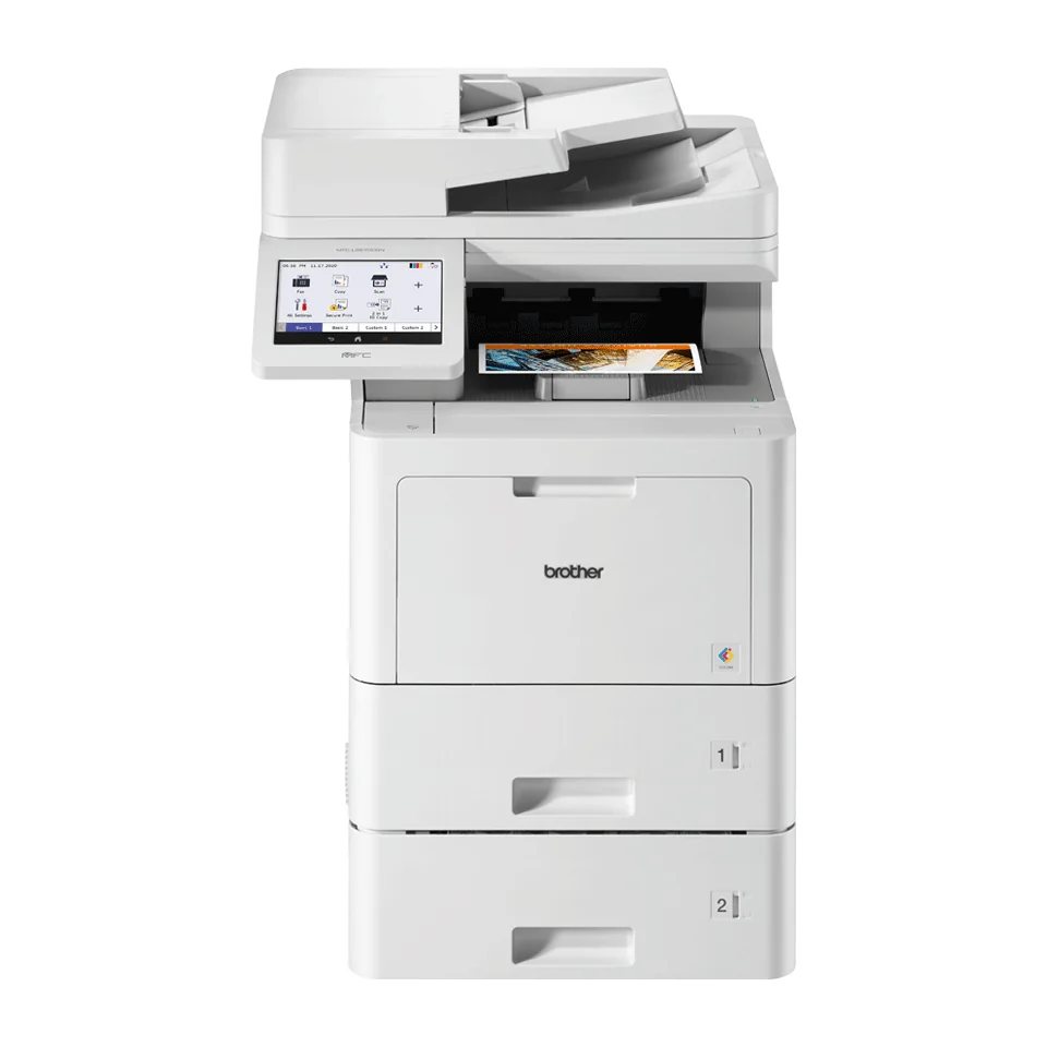 Impressora Multifunções Laser Brother MFC-L9670CDNT A Cores 40ppm Duplex Total 1520 Folhas ADF A4