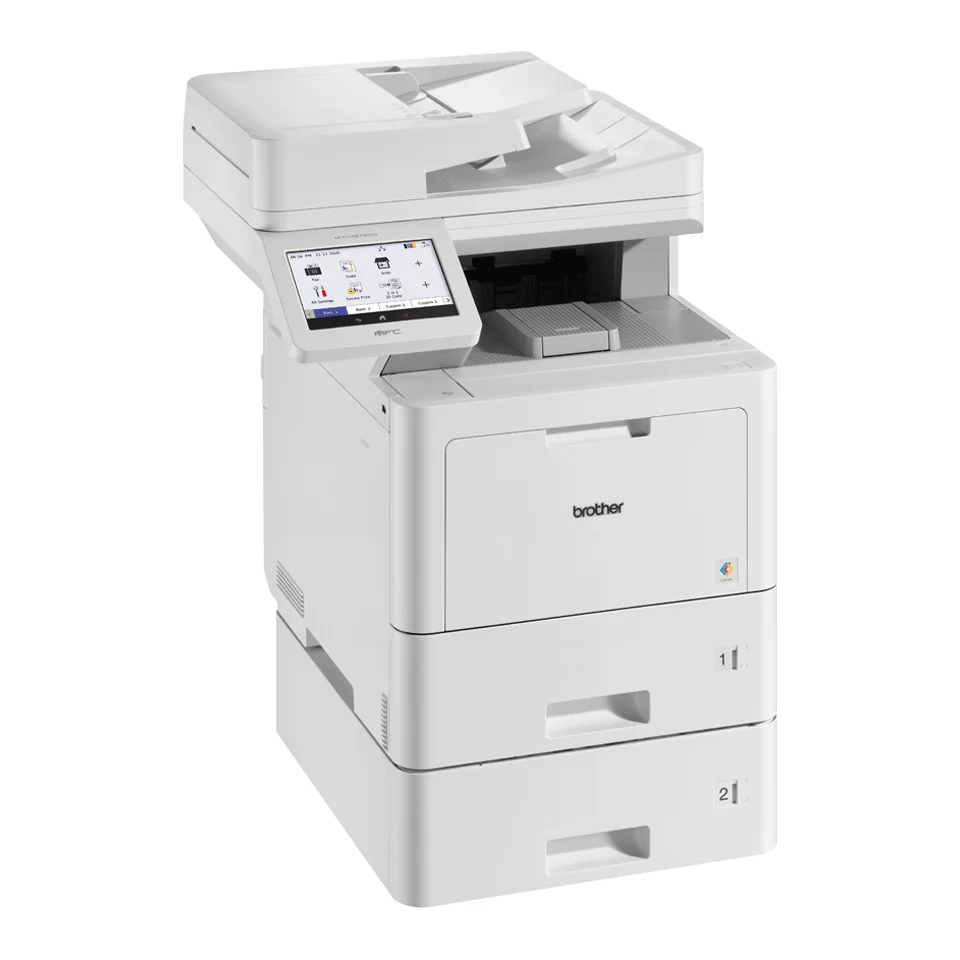 Impressora Multifunções Laser Brother MFC-L9670CDNT A Cores 40ppm Duplex Total 1520 Folhas ADF A4 - Imagem 3