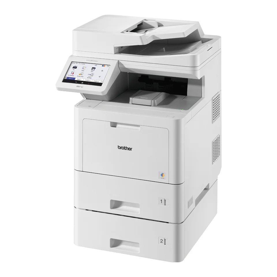 Impressora Multifunções Laser Brother MFC-L9670CDNT A Cores 40ppm Duplex Total 1520 Folhas ADF A4 - Imagem 2