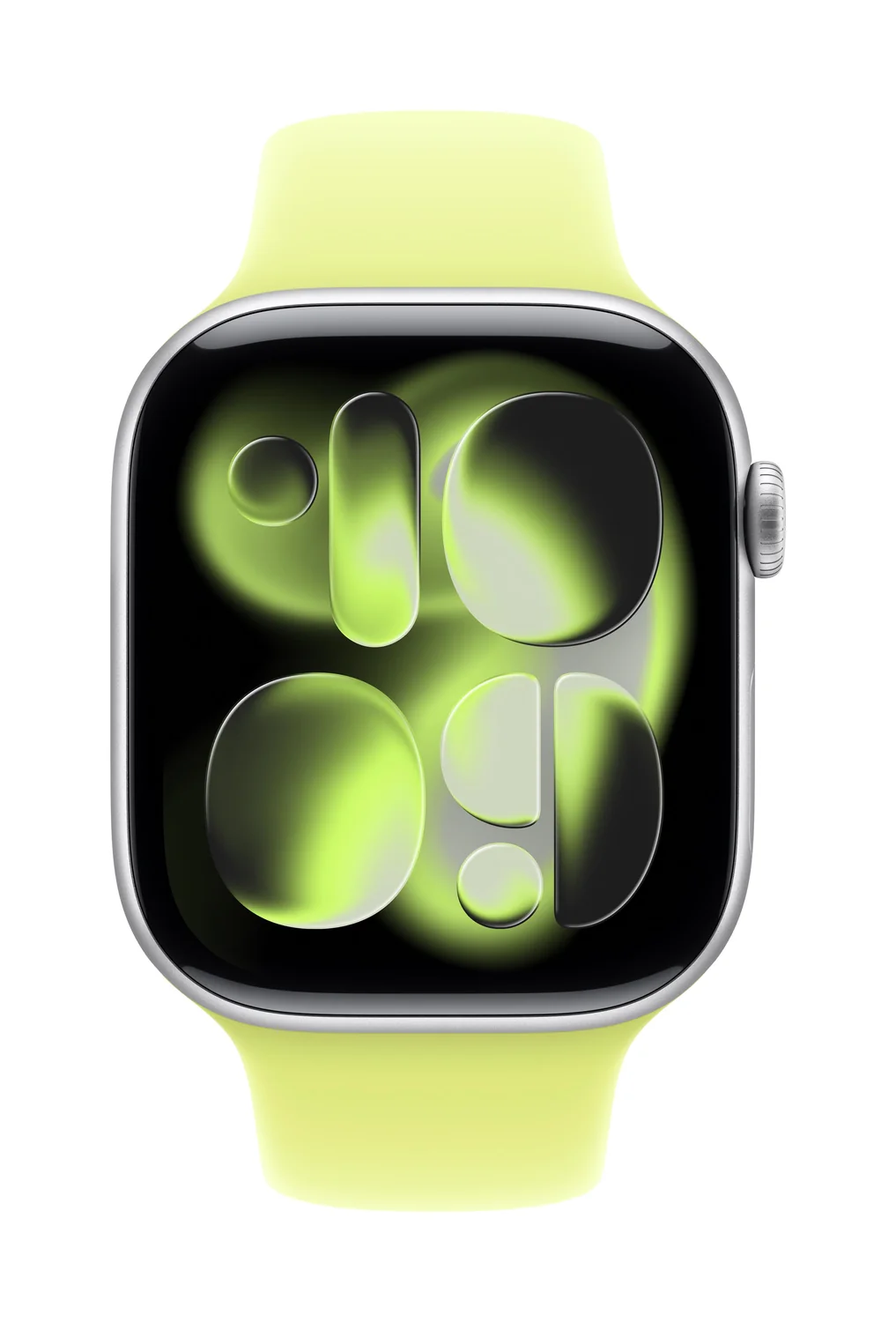 Bracelete Apple Sport Band Neon Yellow 46mm S/M - Imagem 1