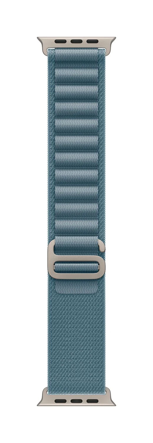 Bracelete alpina 49mm Azul Claro M Titânio Natural para Apple Watch 44/45/46/49mm - Imagem 1