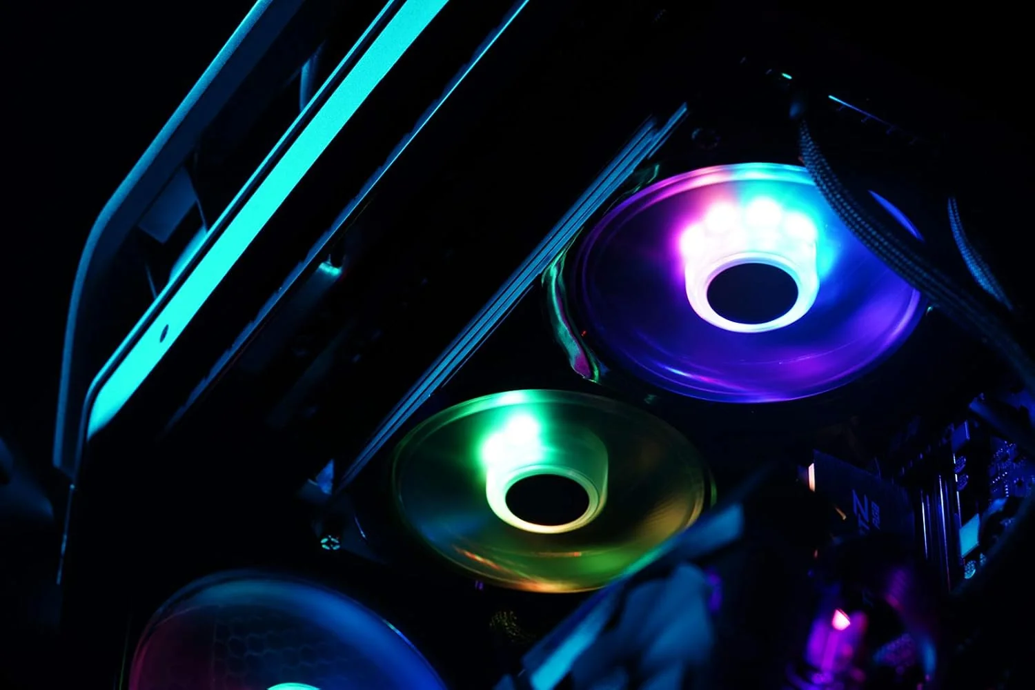 Ventoinha PC Cooler Master MasterFan SF240R ARGB 240mm Iluminação RGB - Imagem 6