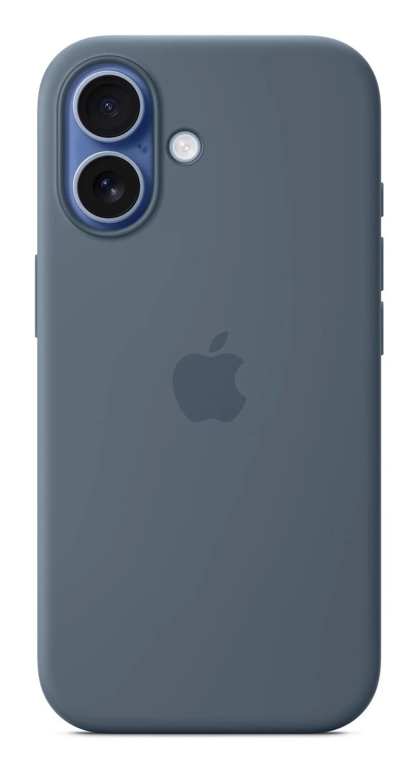 Capa em silicone para iPhone 17 com MagSafe Anchor Blue - Imagem 1