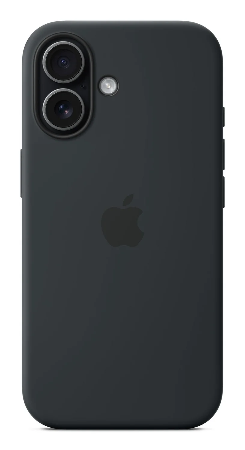 Capa em silicone com MagSafe para iPhone 17 Apple Preto - Imagem 1