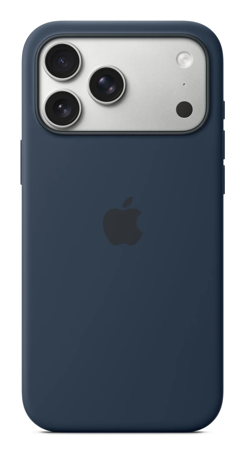 Capa em silicone para iPhone 17 Pro Max com MagSafe Midnight - Imagem 1