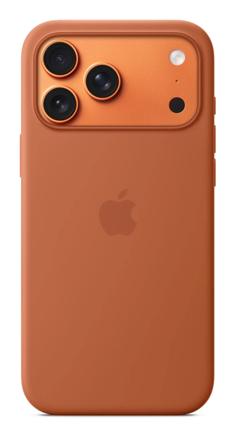 Capa em silicone para iPhone 17 Pro Max com MagSafe Terra Cotta - Imagem 1