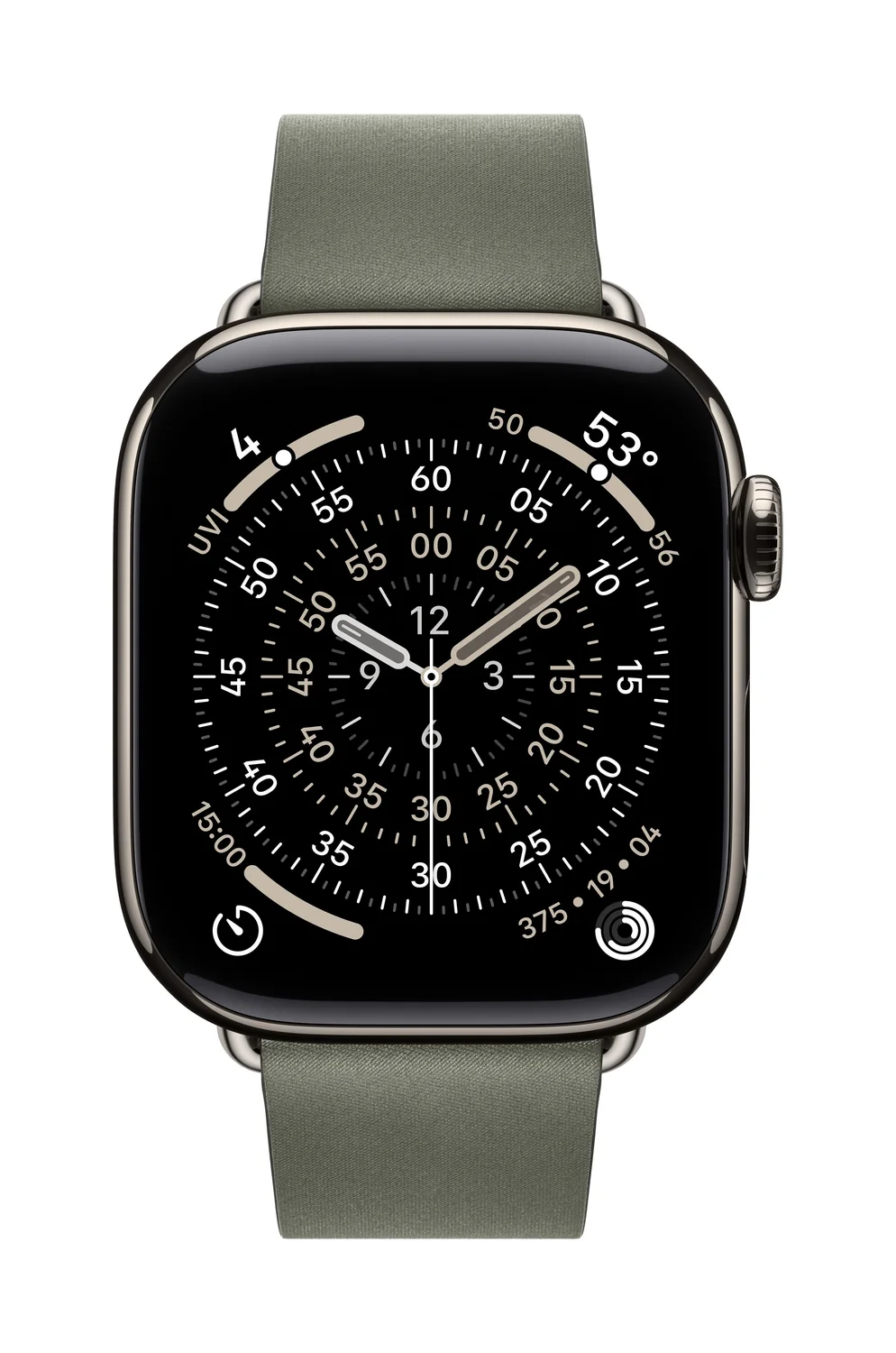 Bracelete Apple Modern Buckle 42mm Sage Gray Small para Apple Watch - Imagem 1
