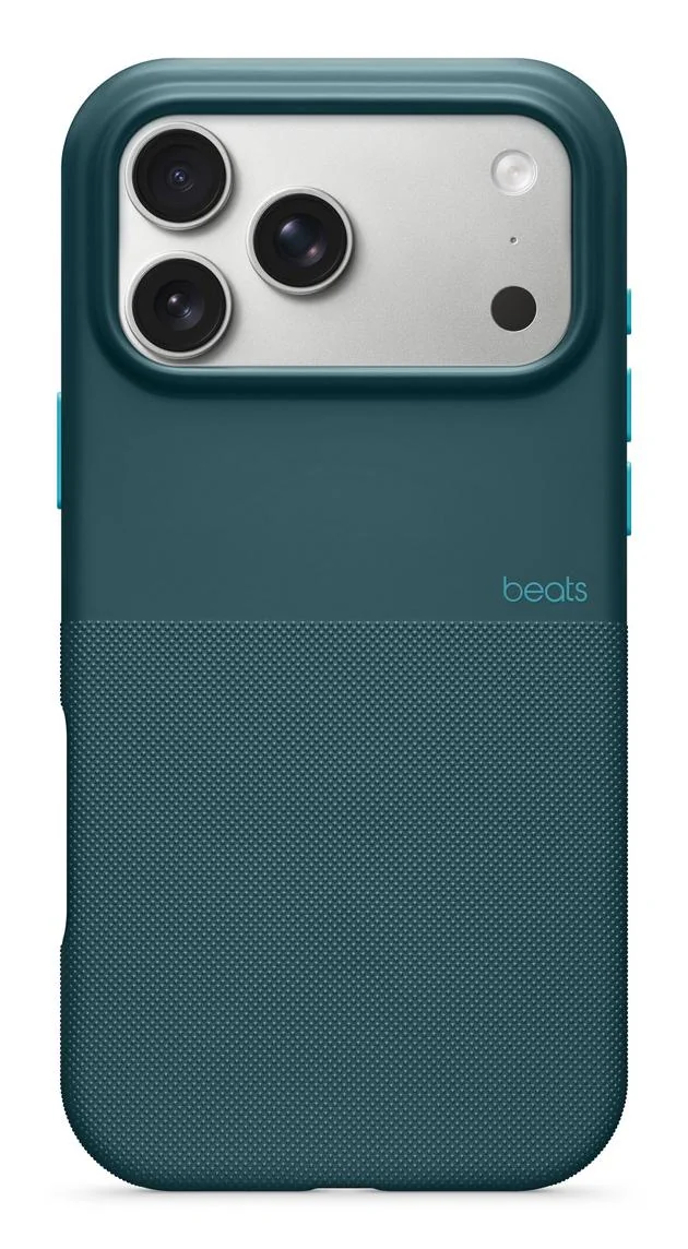 Capa reforçada Apple Beats Rugged MagSafe para iPhone 17 Pro Max, microfibra e polímero, azul Rocky Blue - Imagem 1