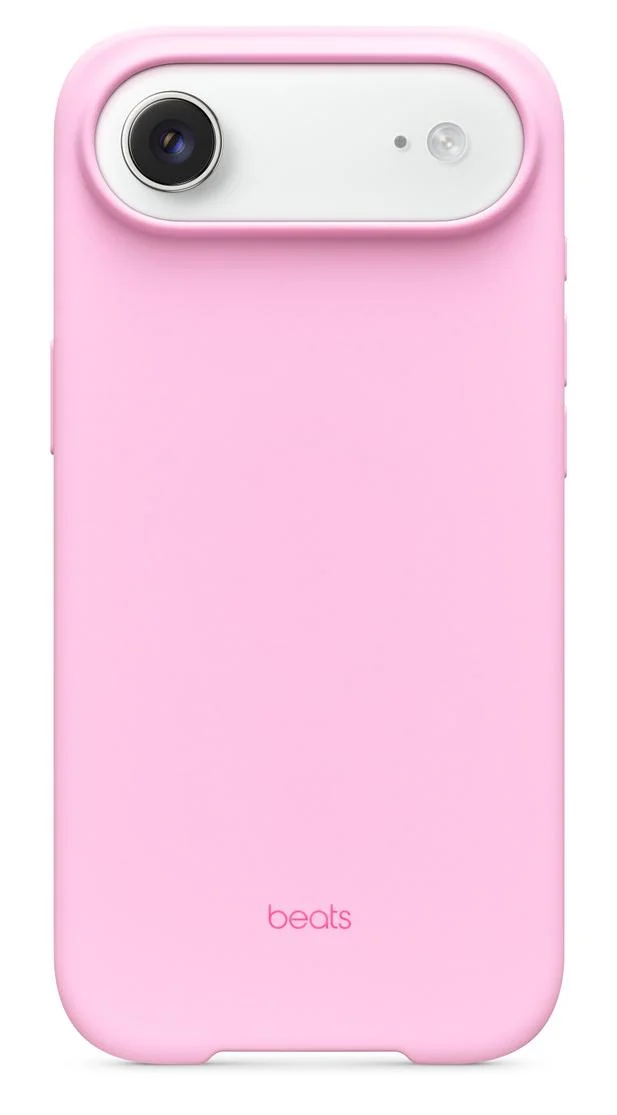 Capa Apple Beats MagSafe para iPhone Air, microfibra e plástico, rosa Pebble Pink - Imagem 1